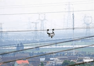 Transmission line inspection robot